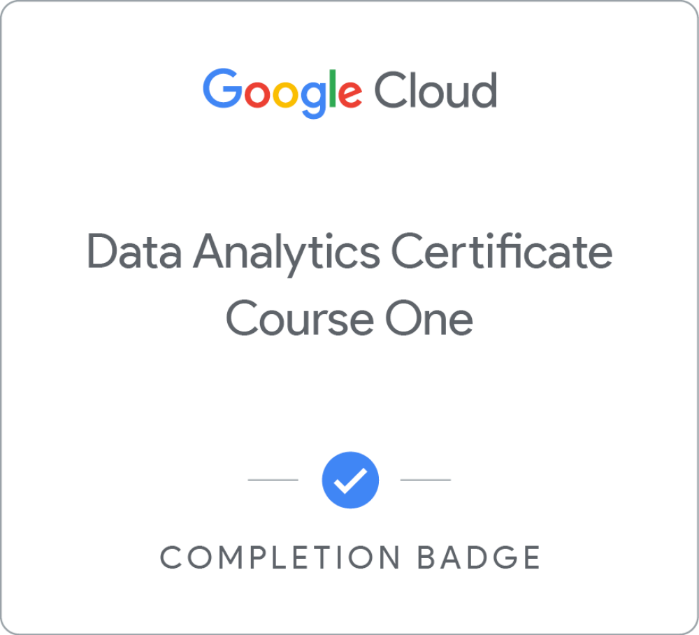 Google Cloud Data Analytics Course One